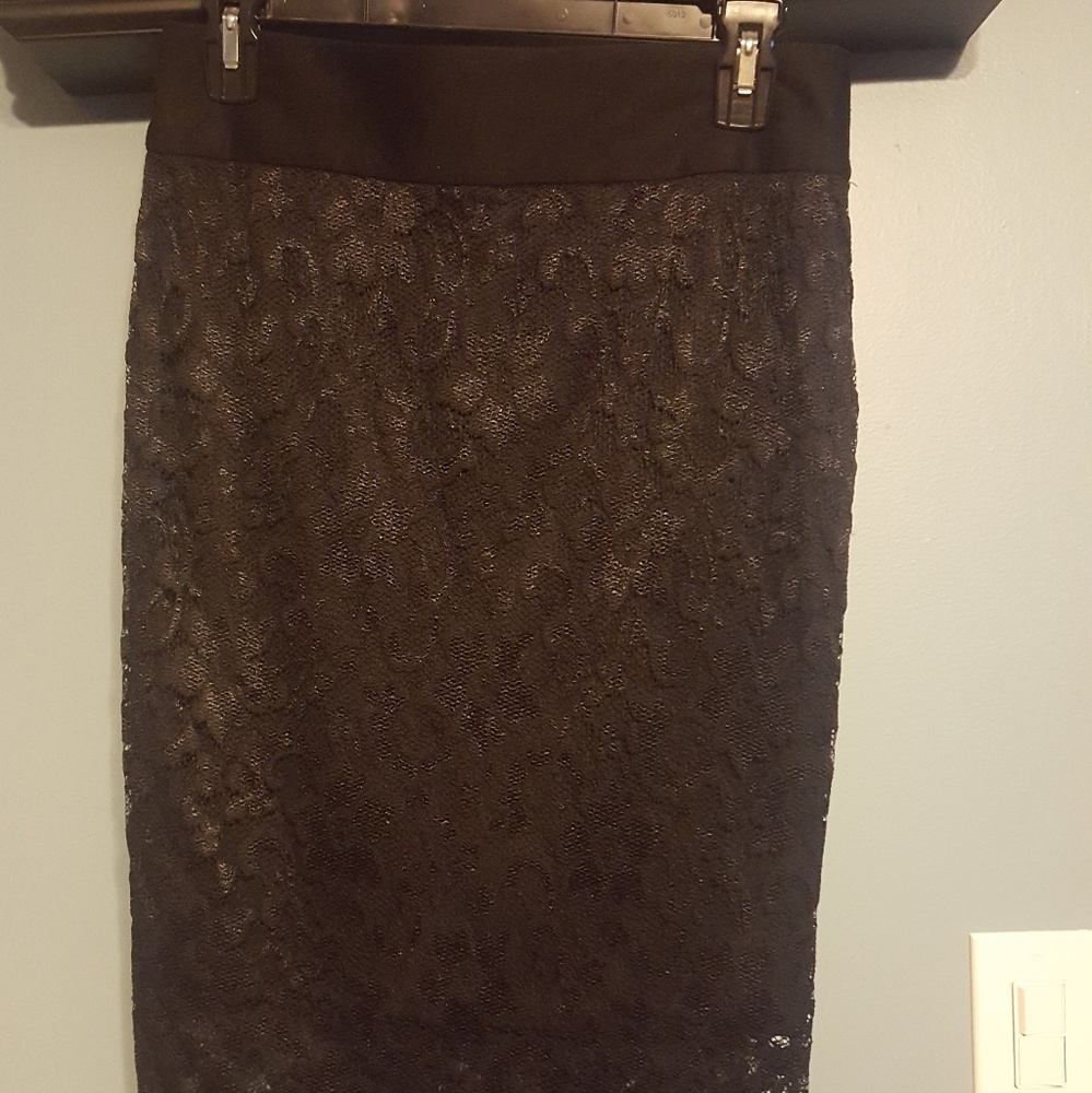 Lace Pencil Skirt
